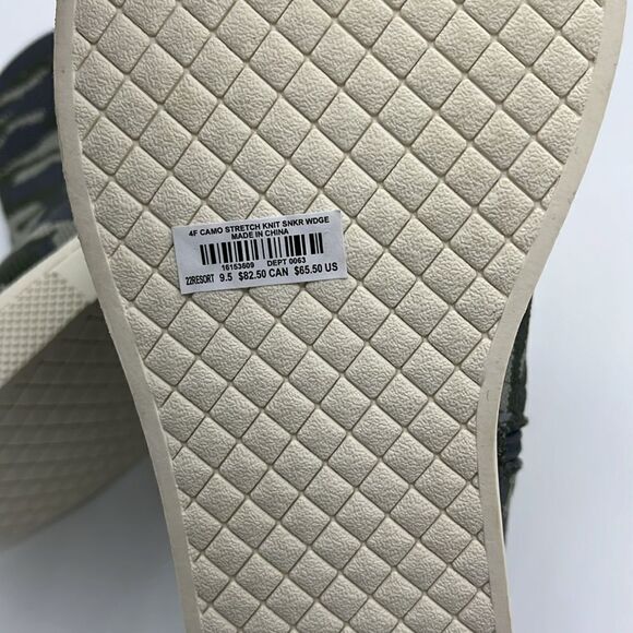 Torrid camo stretch knit sneaker wedge shoe - Picture 8 of 8